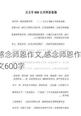 感念师恩作文,感念师恩作文600字-第3张图片-星梦范文网