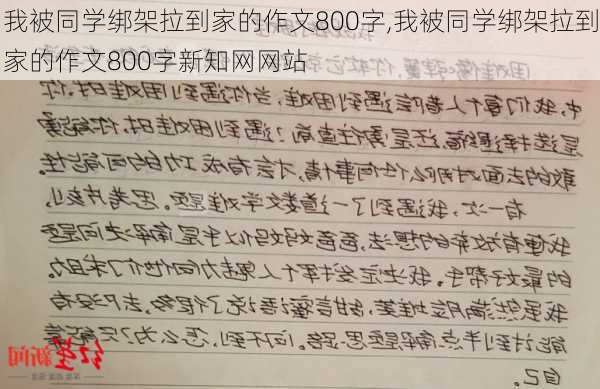 我被同学绑架拉到家的作文800字,我被同学绑架拉到家的作文800字新知网网站-第3张图片-星梦范文网