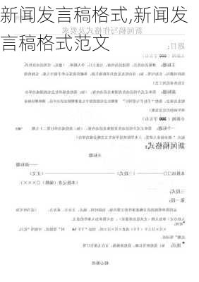 新闻发言稿格式,新闻发言稿格式范文-第3张图片-星梦范文网