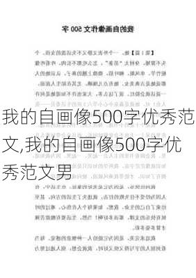 我的自画像500字优秀范文,我的自画像500字优秀范文男-第2张图片-星梦范文网