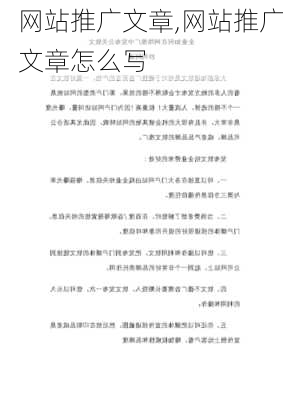 网站推广文章,网站推广文章怎么写-第2张图片-星梦范文网