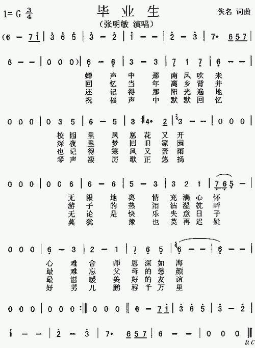 大学毕业歌曲,青岛大学毕业歌曲-第3张图片-星梦范文网