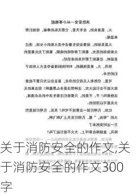 关于消防安全的作文,关于消防安全的作文300字-第3张图片-星梦范文网