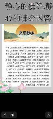 静心的佛经,静心的佛经内容-第3张图片-星梦范文网