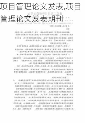 项目管理论文发表,项目管理论文发表期刊-第2张图片-星梦范文网