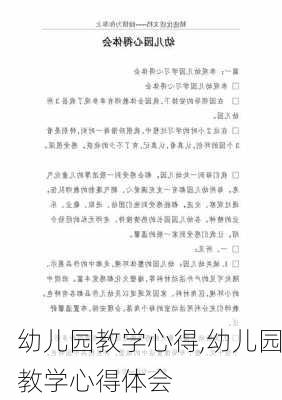 幼儿园教学心得,幼儿园教学心得体会-第3张图片-星梦范文网