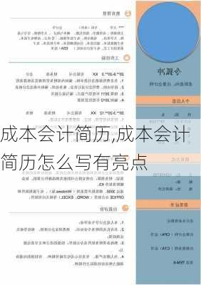 成本会计简历,成本会计简历怎么写有亮点-第2张图片-星梦范文网