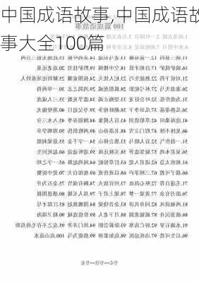 中国成语故事,中国成语故事大全100篇